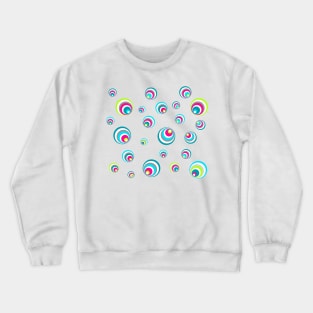 Pop Art Bubbles - neonlights Crewneck Sweatshirt